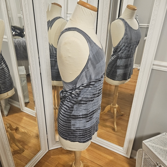 Stars and Stripes Blue Racerback Tanktop Size M - Picture 4 of 5